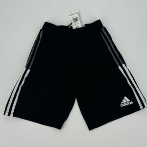 Adidas Black White Mens Soccer Active Shorts Aeroready PrimeGreen NWT NEW